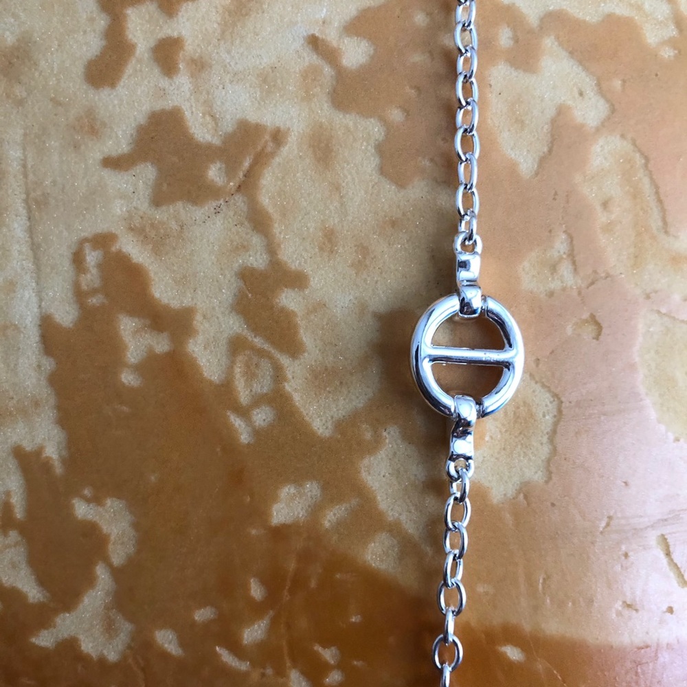 Silvertone Layering Necklace - image 2